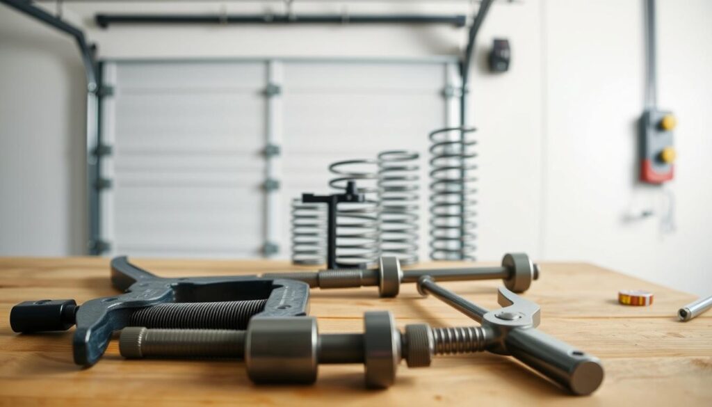 garage door spring tension adjustment tools