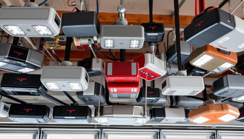 types of garage door openers